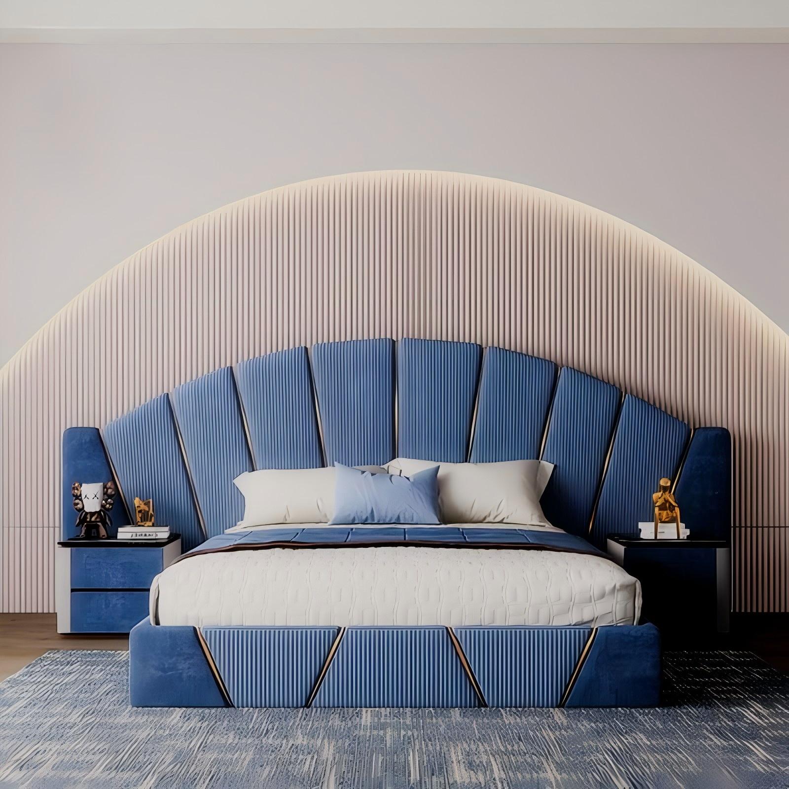 Queen King Headboard Bed