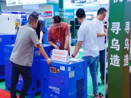 La tecnologia per il risparmio energetico di Jiangxi JAMERS brilla alla fiera dei compressori d'aria della Cina meridionale