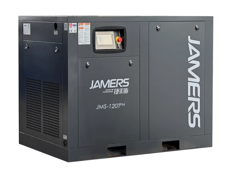 Compressore d'aria a vite VSD a magnete permanente a due stadi JMS-120TPM