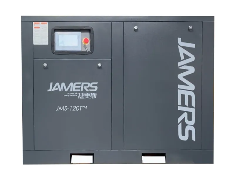 Compressore d'aria a vite VSD a magnete permanente a due stadi JMS-120TPM