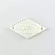 Merklogo gegraveerde plaattag Aangepaste shell-labels