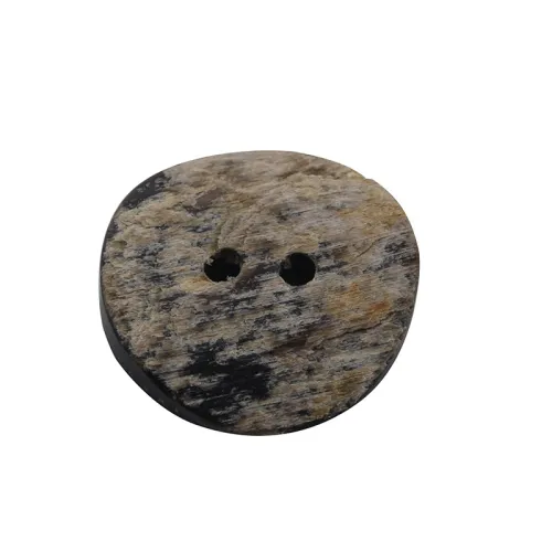 Natuurlijke buffelhoorn jas knop