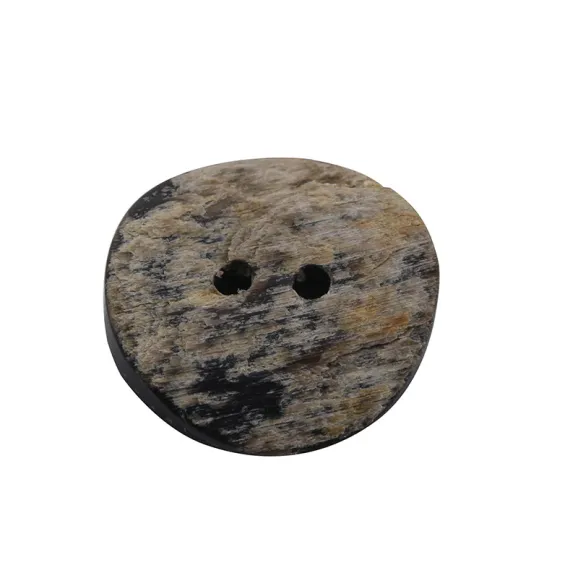 Natuurlijke buffelhoorn jas knop