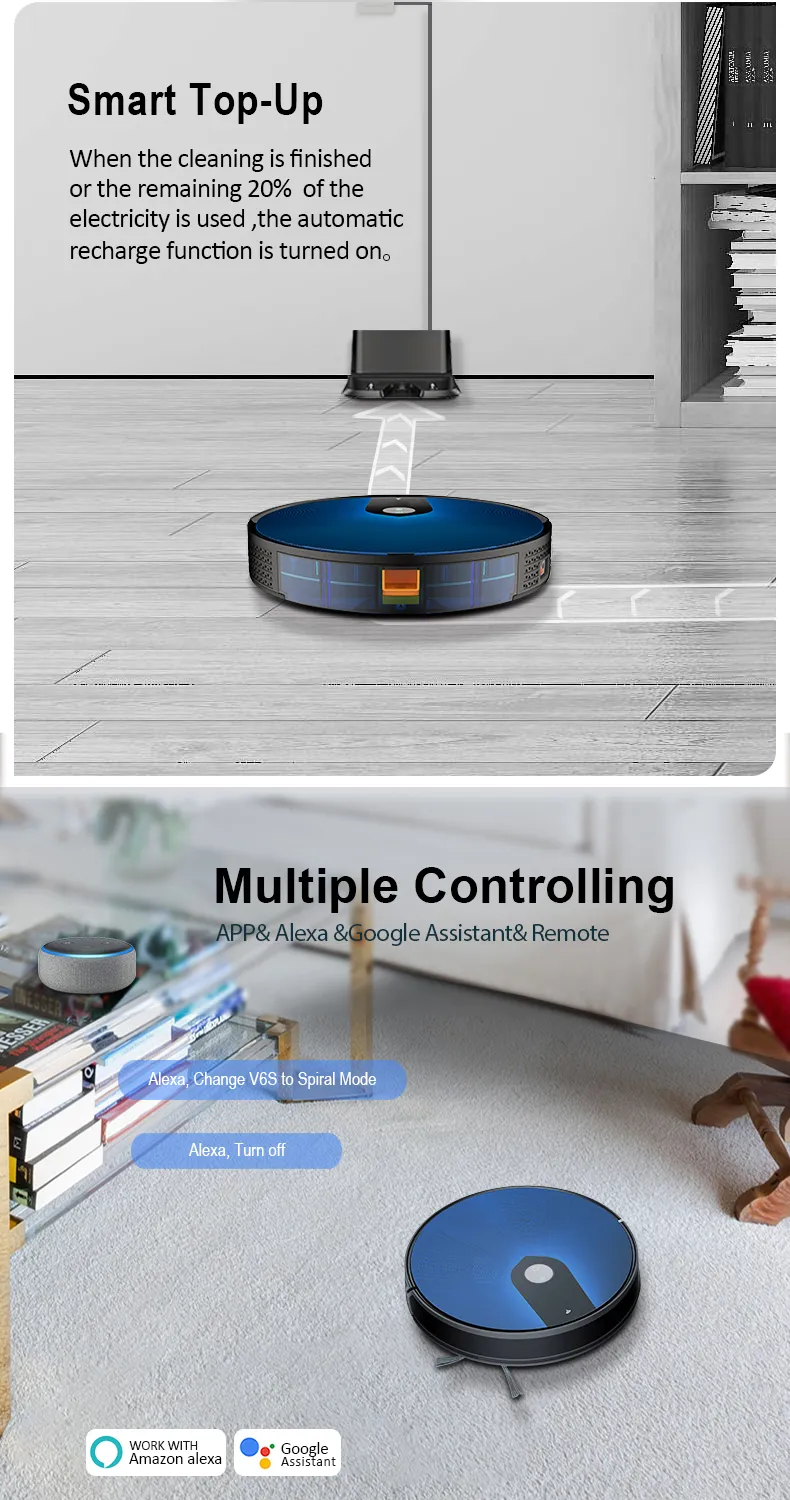 Gyro navigation Smart Robot Vacuum Cleaner