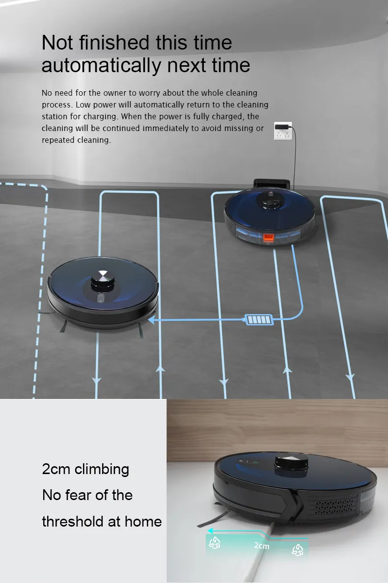 Laser Robot Vacuum Cleaner