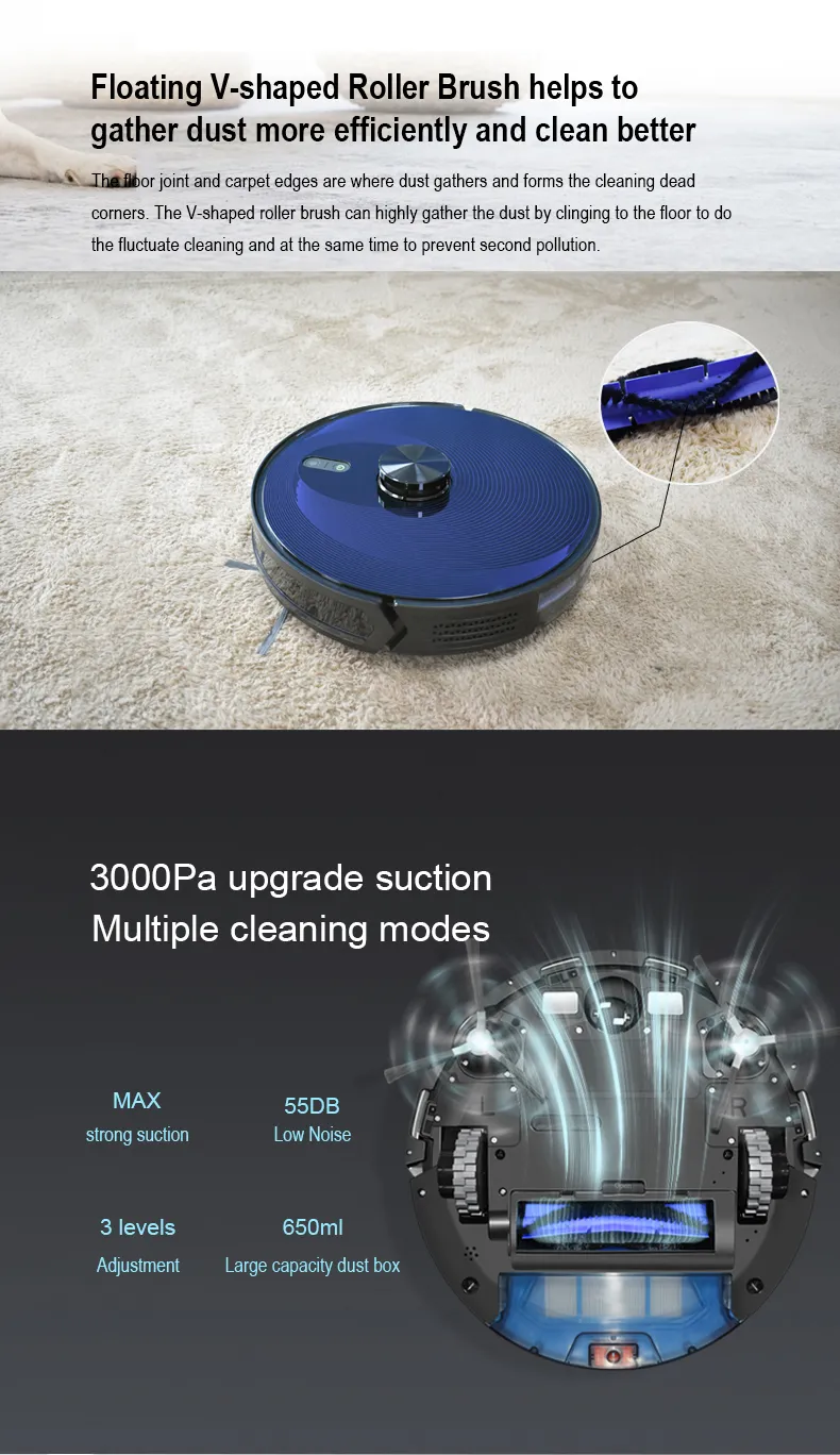 Laser Robot Vacuum Cleaner