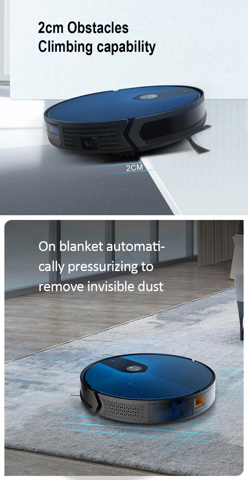 Gyro navigation Smart Robot Vacuum Cleaner