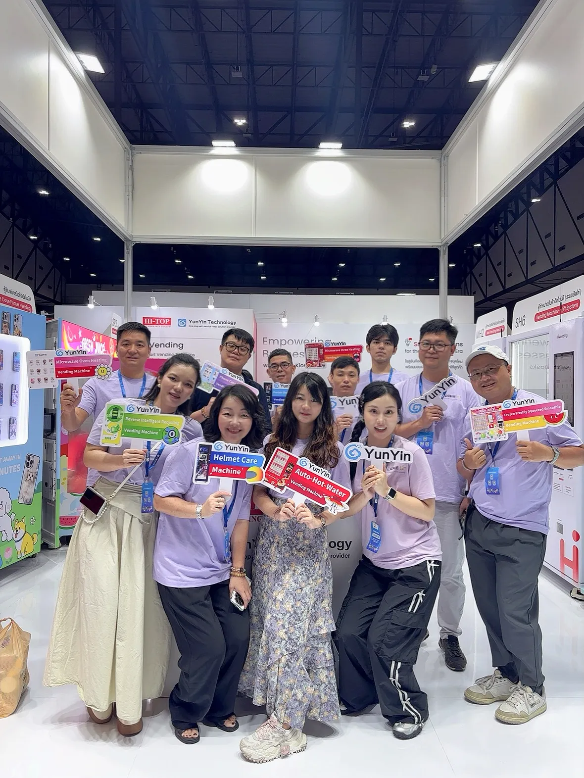 YUNYIN Technology Membuat Debut di Vend ASEN 2025 Bangkok, dengan 8 Produk Baharu Menarik Perhatian dan Pengalaman 12 Tahun Mendapat Pujian
