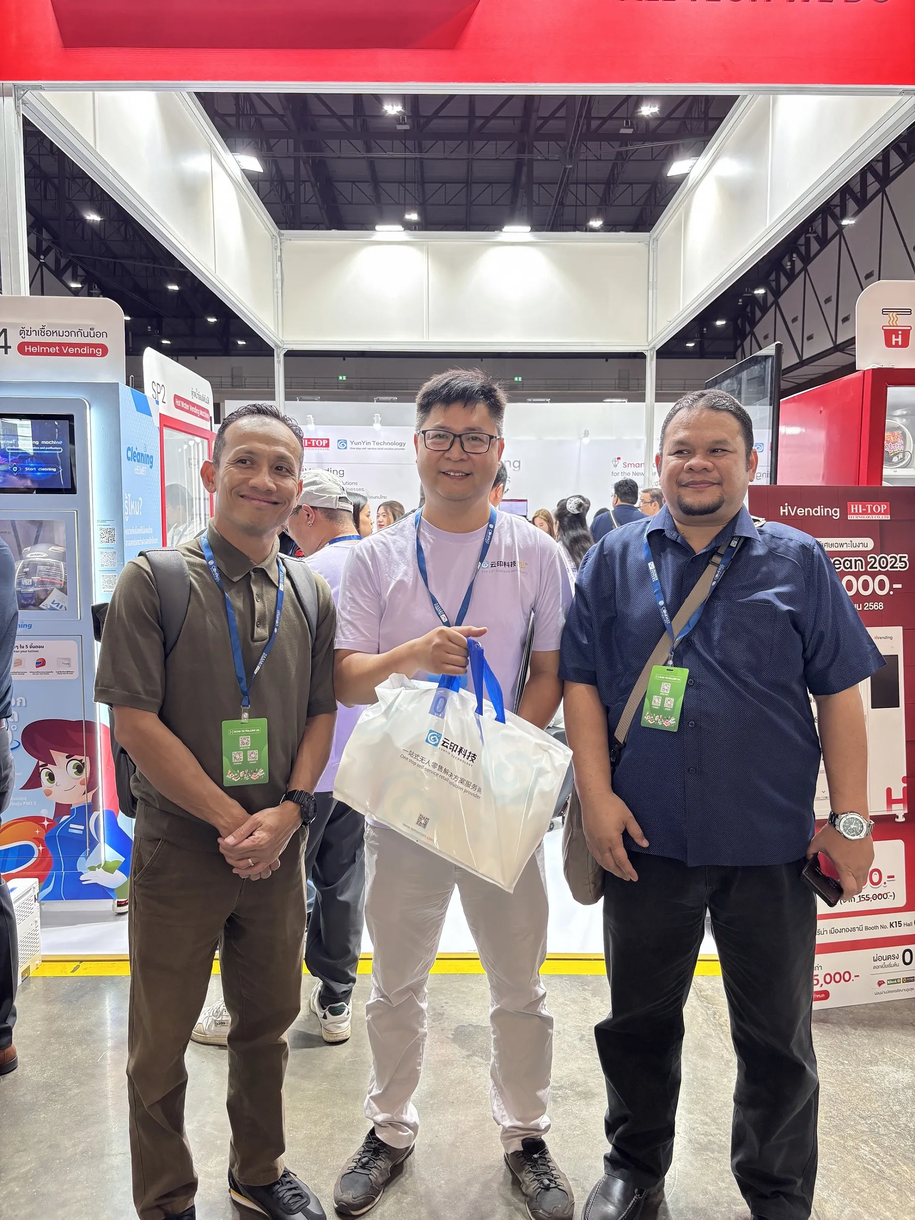 YUNYIN Technology Membuat Debut di Vend ASEN 2025 Bangkok, dengan 8 Produk Baharu Menarik Perhatian dan Pengalaman 12 Tahun Mendapat Pujian