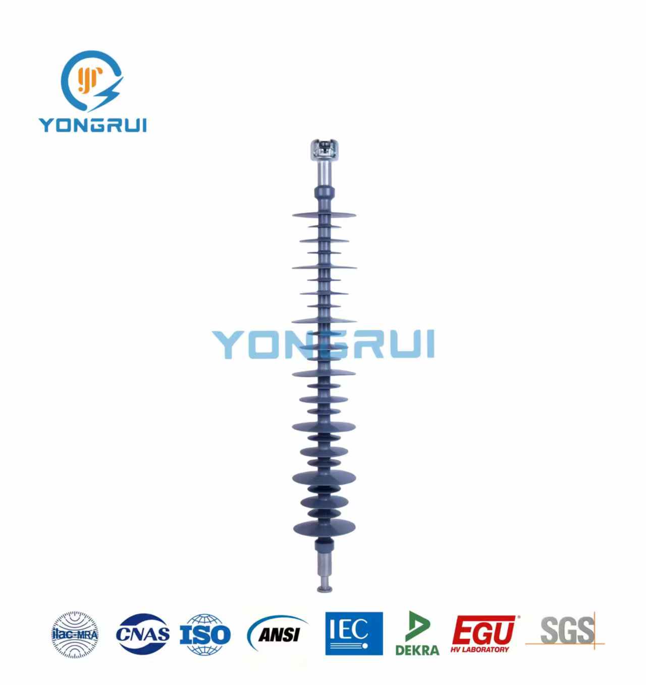 66KV yüksek voltajlı kompozit uzun çubuk izolatörü