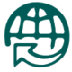 Symbol für globale Lieferkette