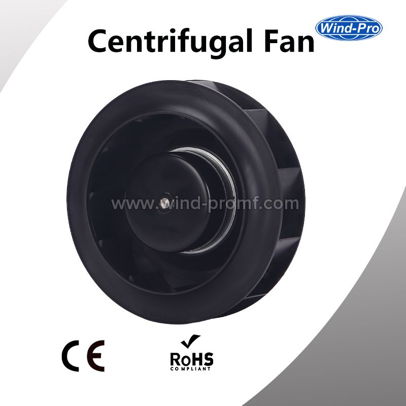 DC backward curved centrifugal fan ⍉220*92mm