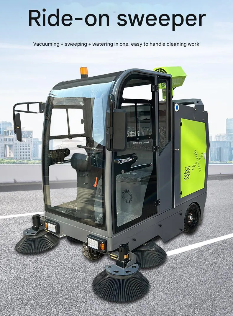 Sweeper Rode All Closed Ride-on Floor Sweeper, Ride-on Street Sweeper