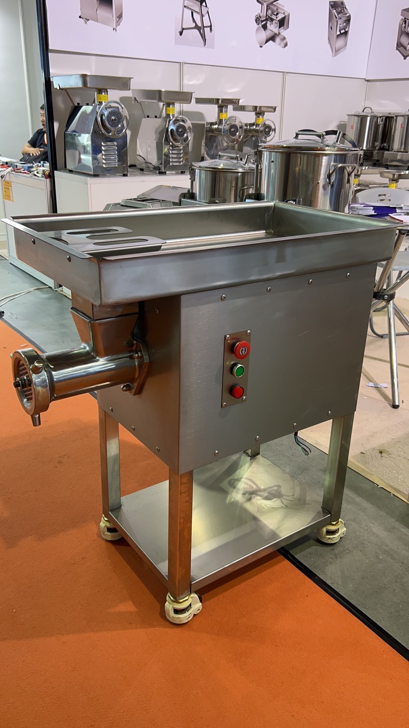 大型商用自動ミートグラインダー、ヘビーデューティミートミンサー