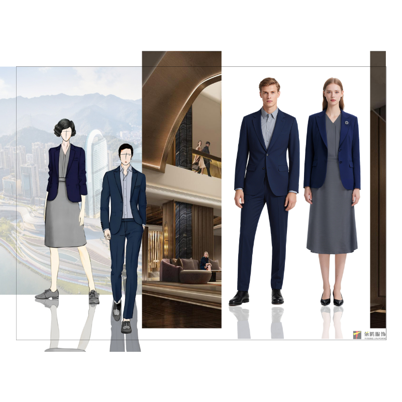 Uniformes de personal corporativo/uniformes de hotel