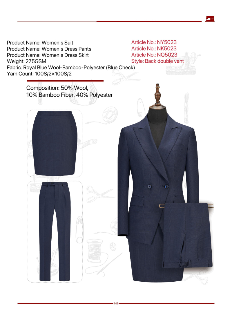 Trajes de lana 50 masculinos y femeninos