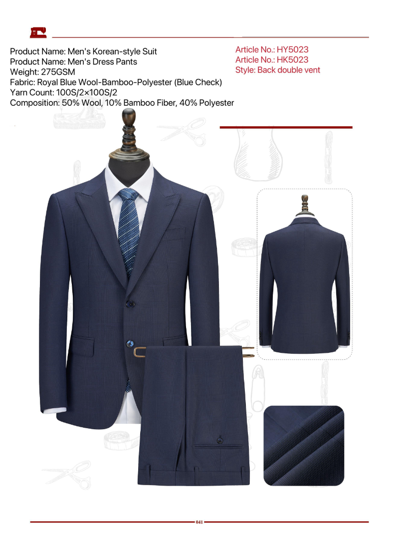 Trajes de lana 50 masculinos y femeninos