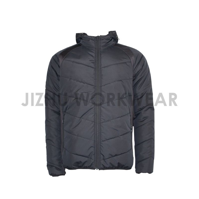 Hybrid-Steppjacke mit Kapuze