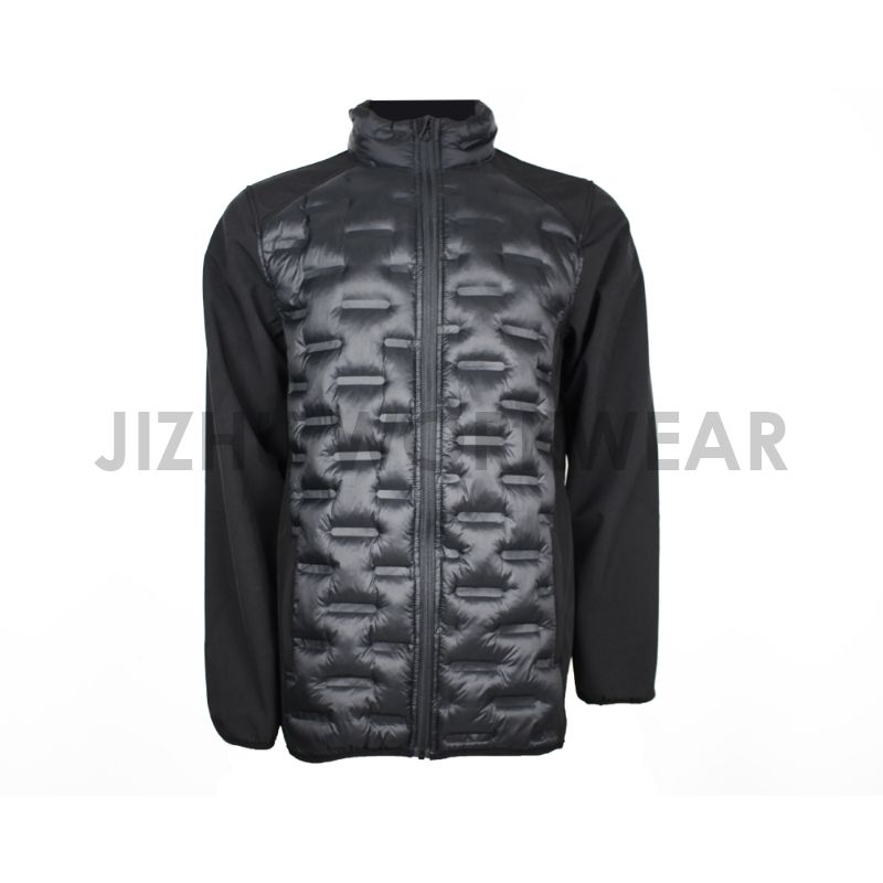 Hybridjacke in Schwarz