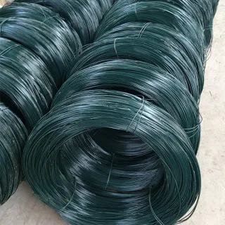 0.16 Eur/meter 32 M Iron Wire Green 1.0 Mm PVC Coated Binding Wire