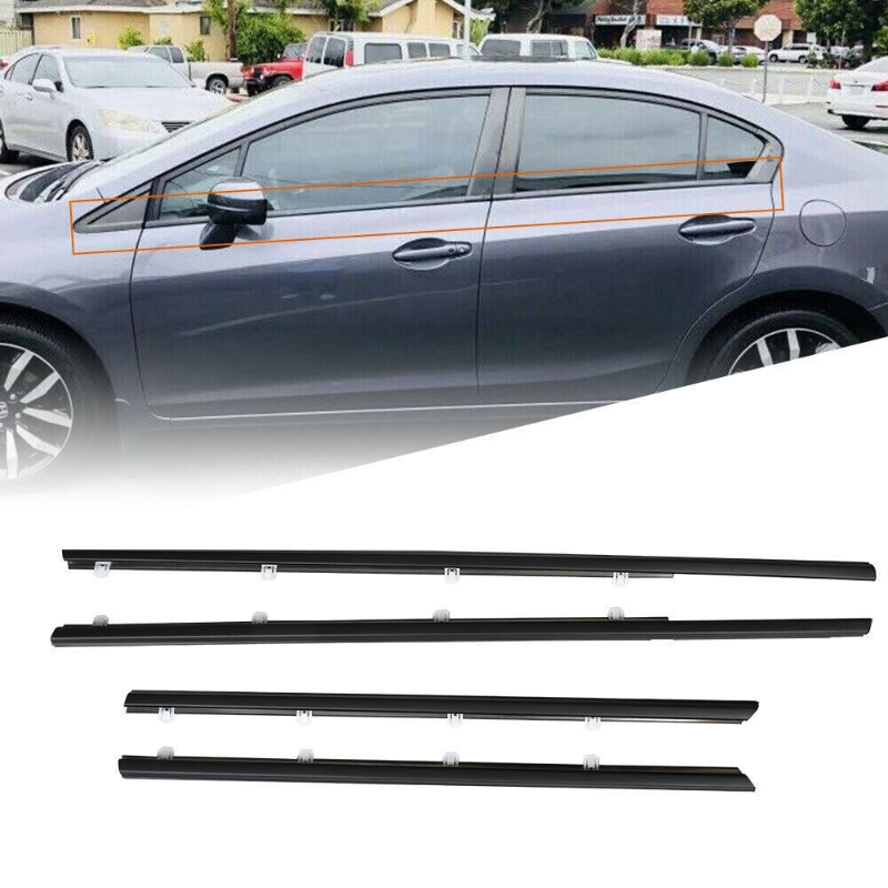 Chrome Weatherstrips for Honda CRV 2007-2011
