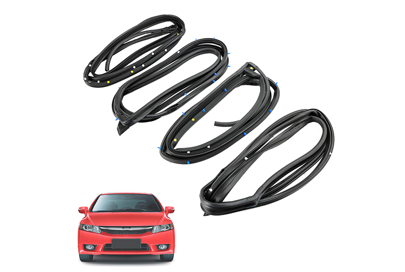 Door Weatherstrip Rubber Seal For Honda Civic 06-11
