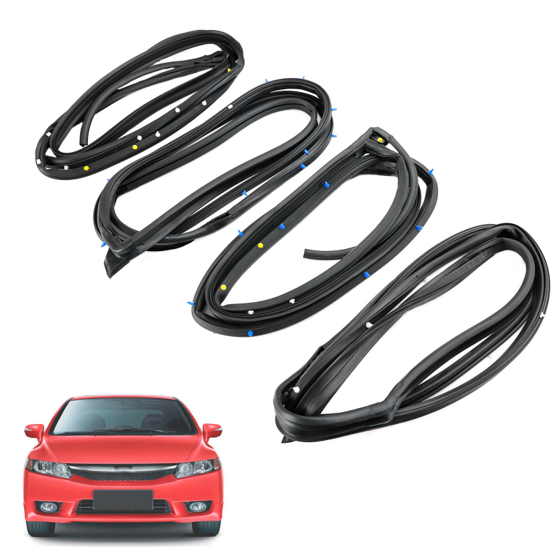 Door Weatherstrip Rubber Seal For Honda Civic 06-11
