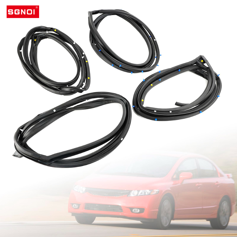 Door Weatherstrip Rubber Seal For Honda Civic 06-11