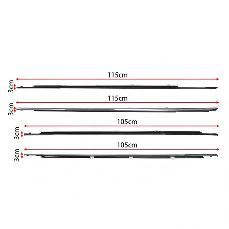 혼다 어코드 2008-2013 용 웨더 스트립 도어 벨트