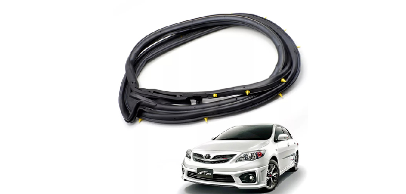 Car Door Rubber Seal Strip for Toyota Corolla 2003-2008