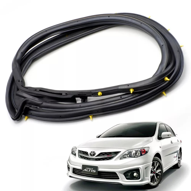 Car Door Rubber Seal Strip for Toyota Corolla 2003-2008
