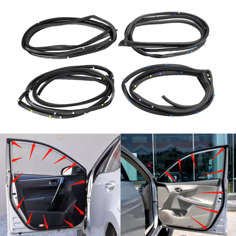Door Weatherstrip Rubber Seal For Honda Civic 06-11