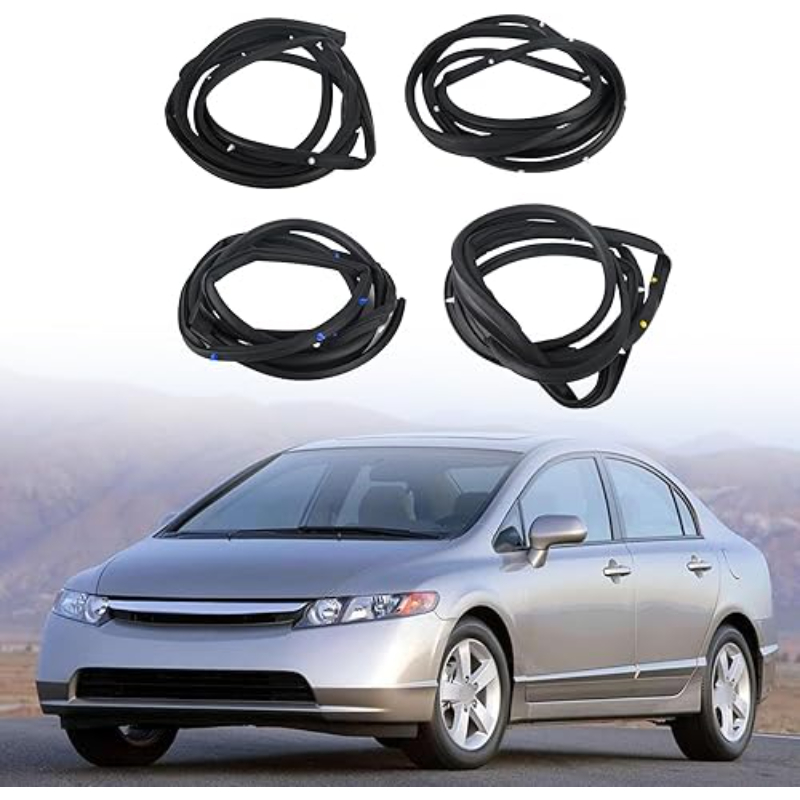 Door Weatherstrip Rubber Seal For Honda Civic 06-11