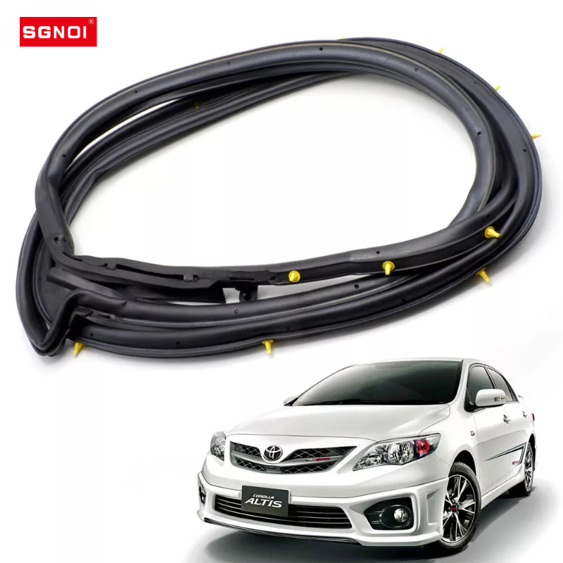Car Door Rubber Seal Strip for Toyota Corolla 2003-2008