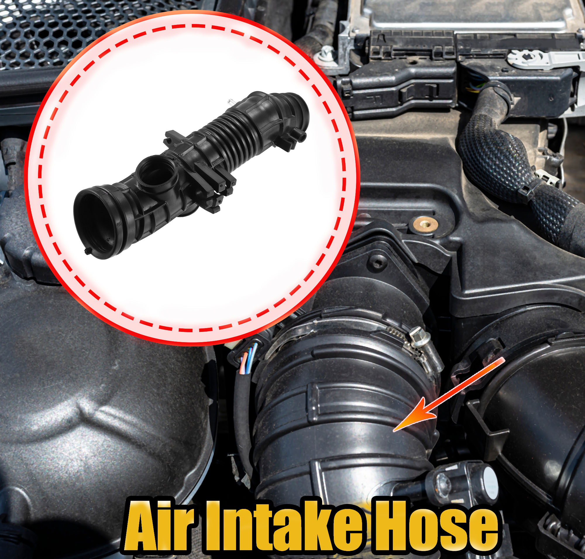 Air Intake Tube Cleaner Hose for Honda Odyssey