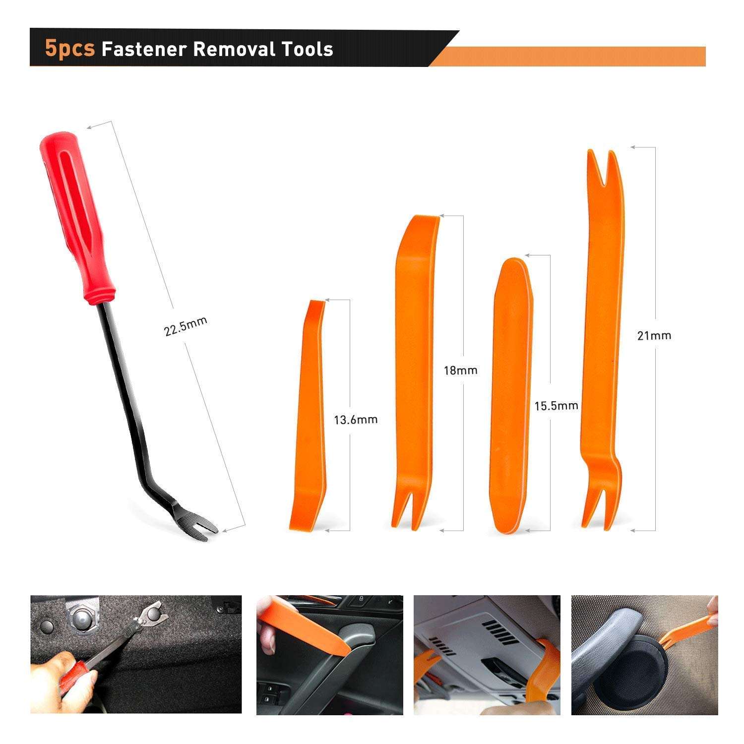 635Pcs Car Push Retainer Clips Auto Fasteners