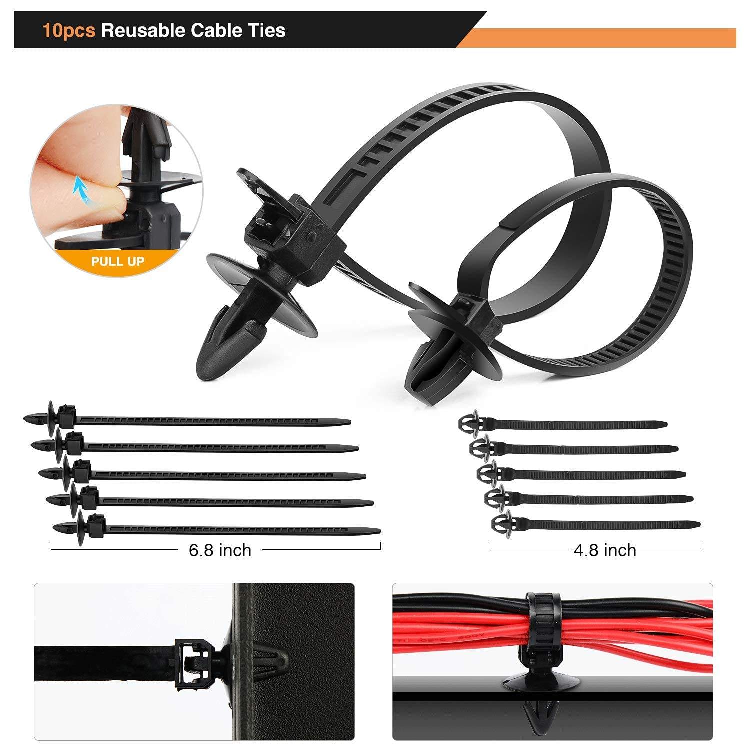 635Pcs Car Push Retainer Clips Auto Fasteners