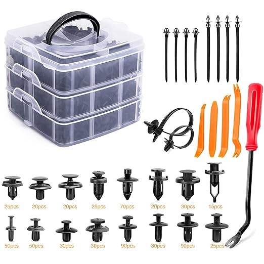 635Pcs Car Push Retainer Clips Auto Fasteners