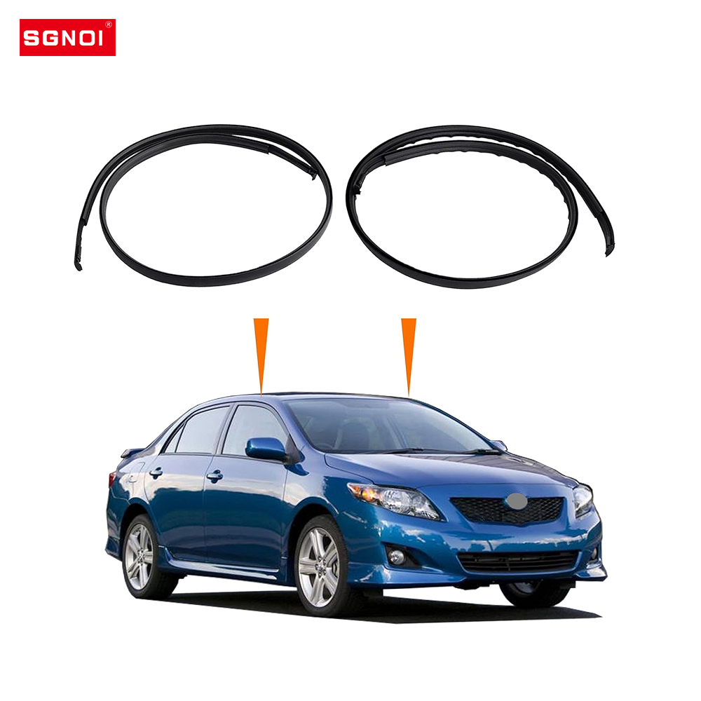 Roof Drip Molding Weatherstrip for Toyota Corolla 09-13