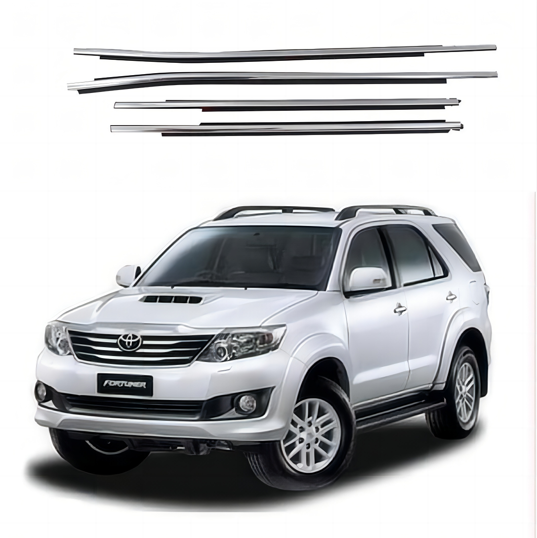 Doors Windows Weatherstrip Trim for Toyota Fortuner 2015-