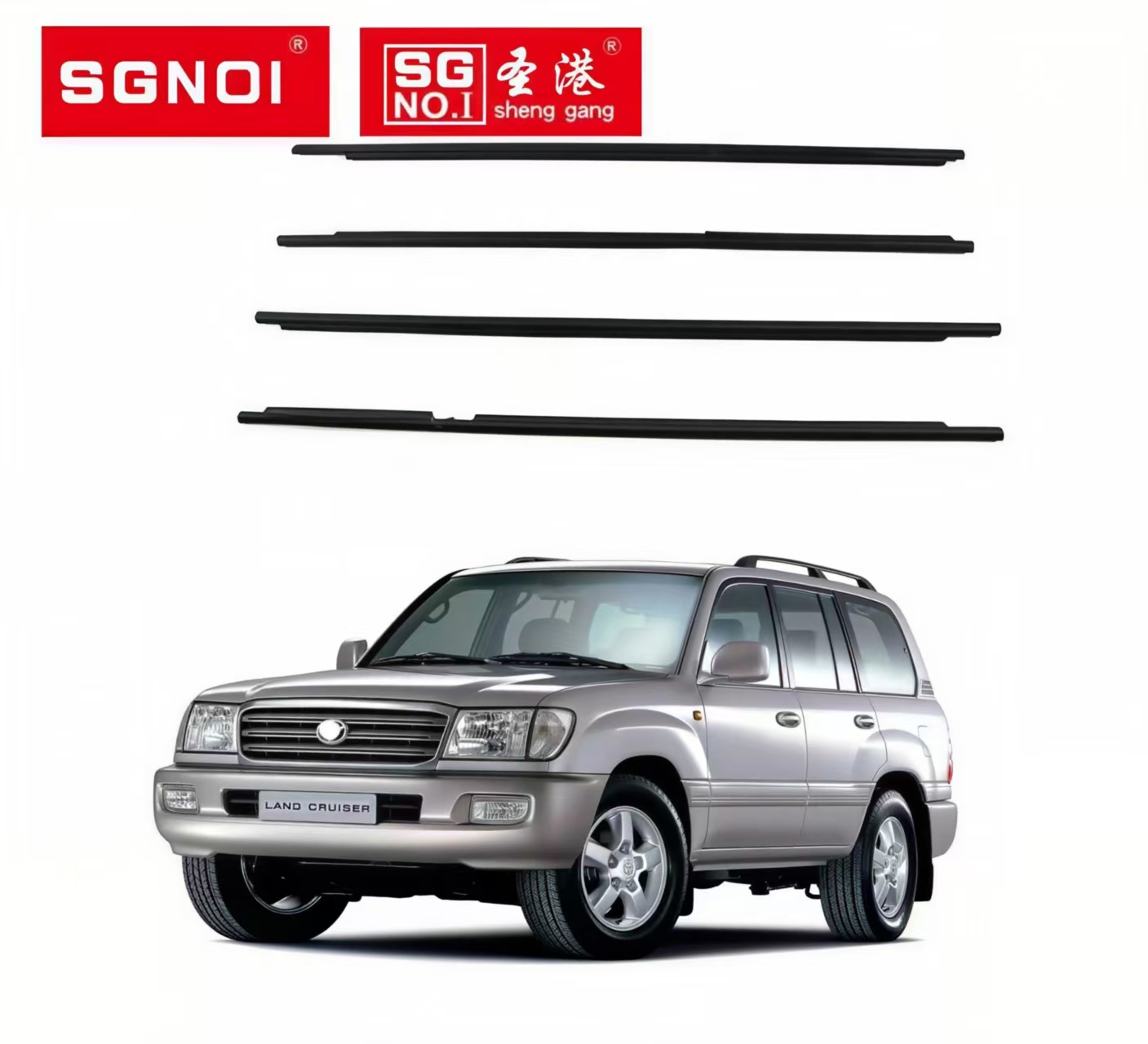 Uszczelka szyby samochodowej do Toyoty Land Cruiser LC100 1998-2007