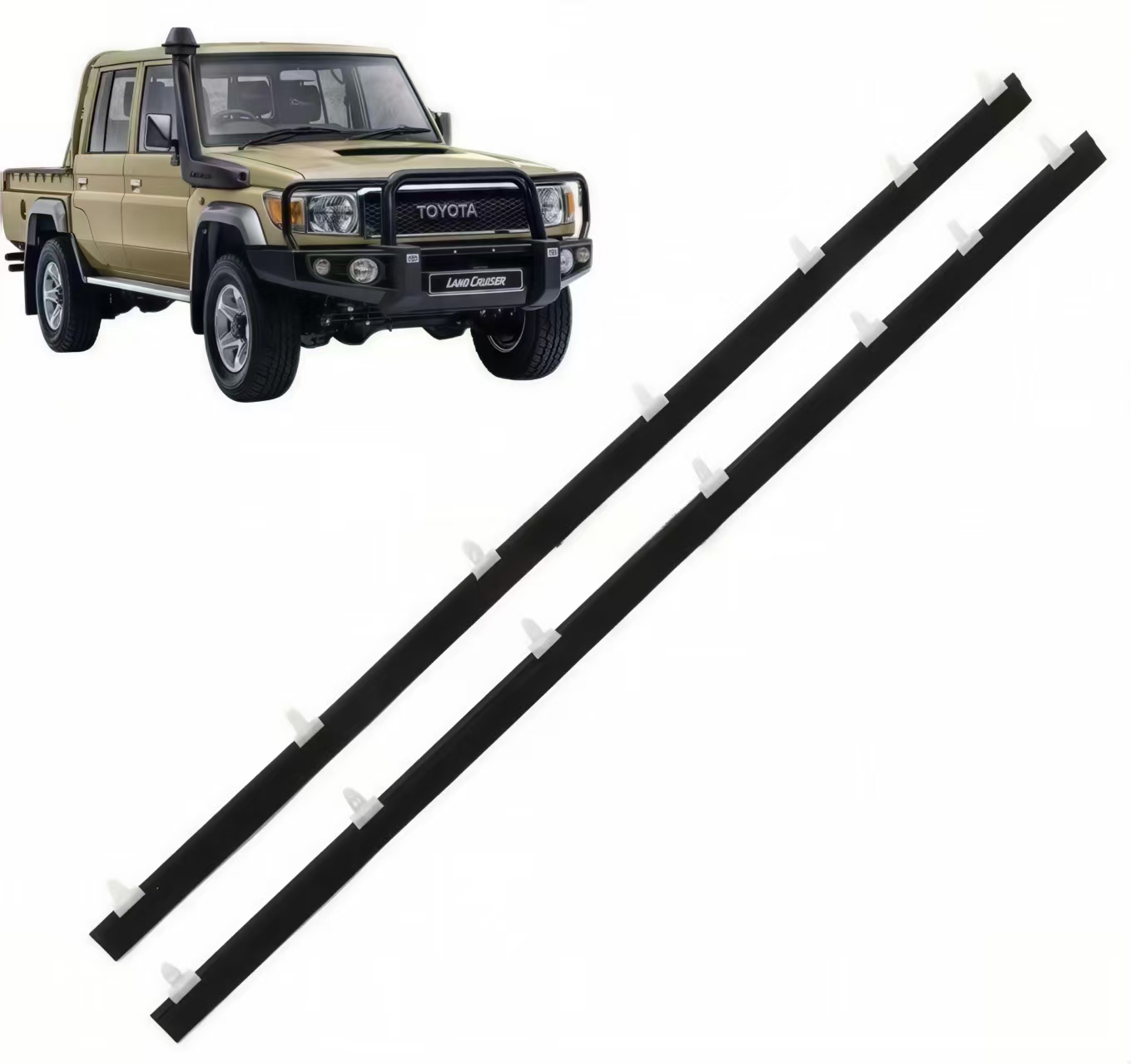 Car window Weatherstrip For Toyota Land Cruiser LC70