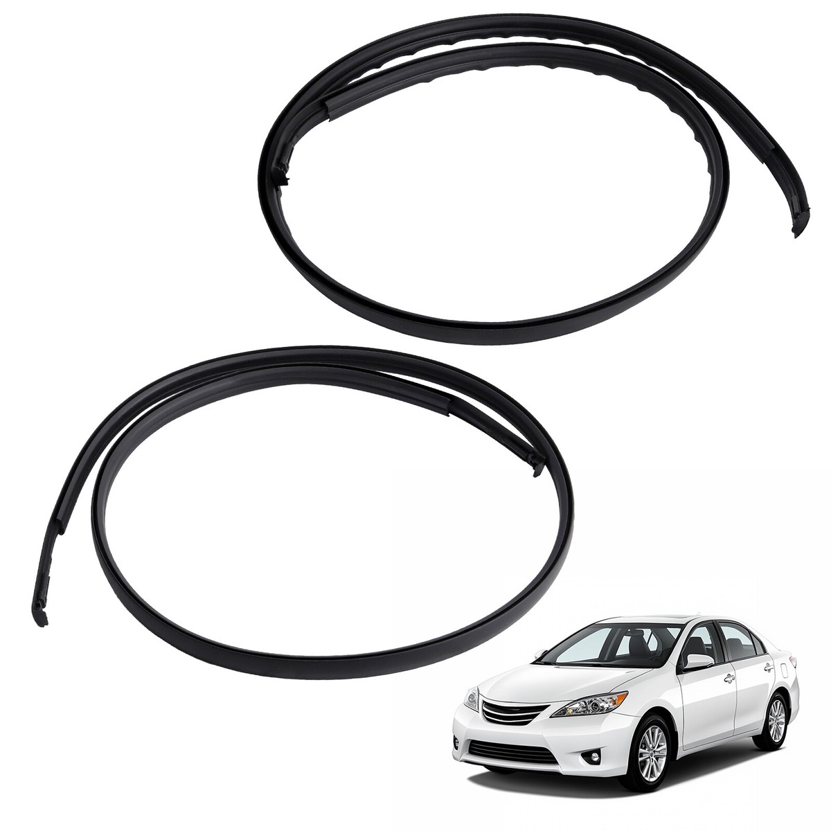 Roof Drip Molding Weatherstrip for Toyota Corolla 09-13