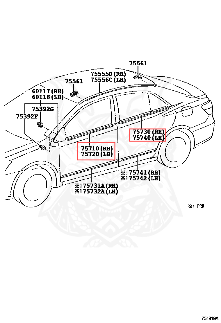 د ټیوټا 2008-2013 لپاره د کار وینډوز هوا پټه