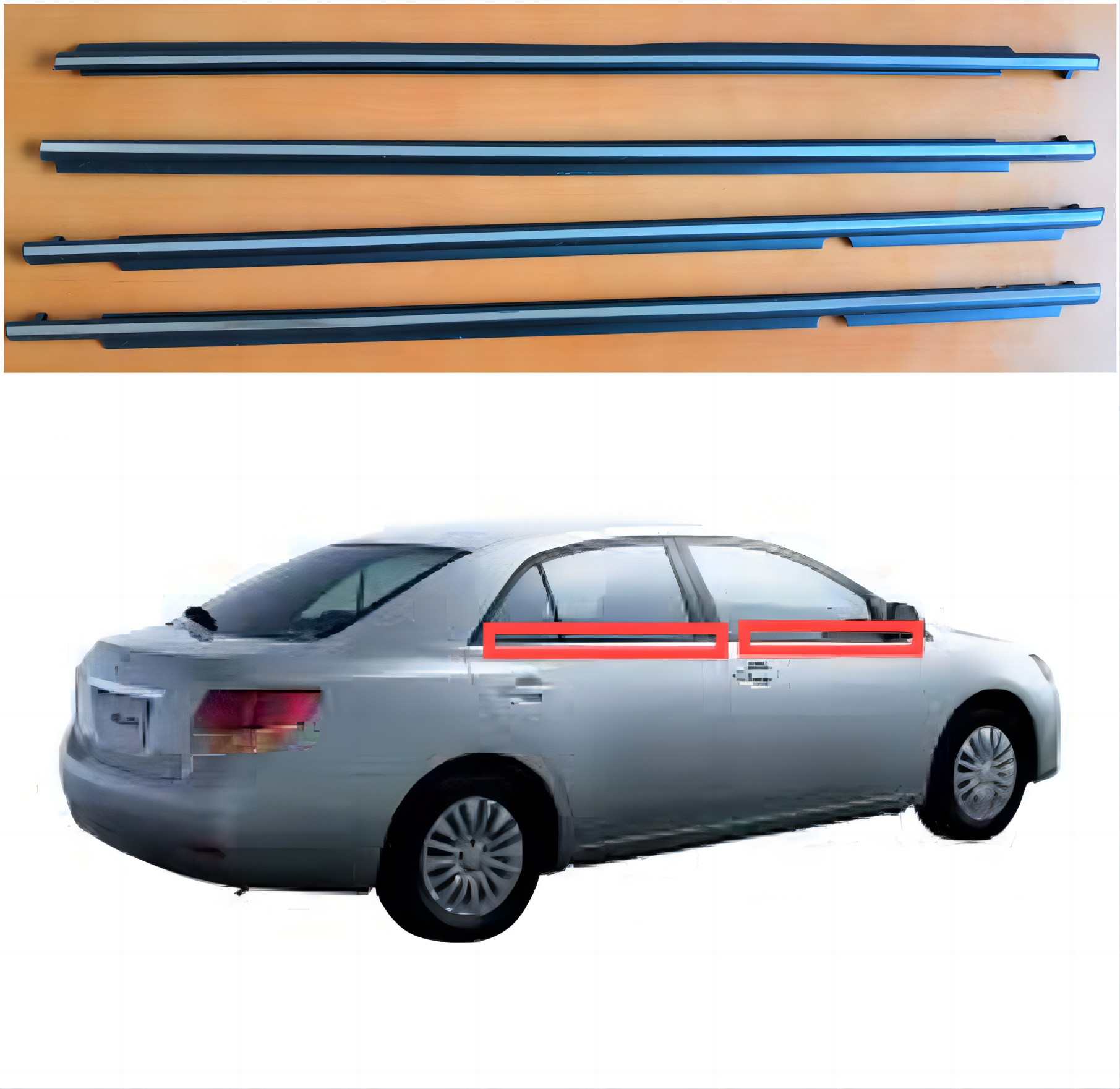 CarWindow Weather Strip For toyota 2008-2013