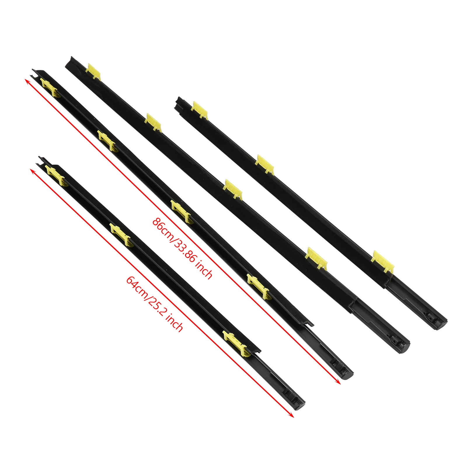 Outside Window Weatherstrip Trim for Honda CRV 2002-2006