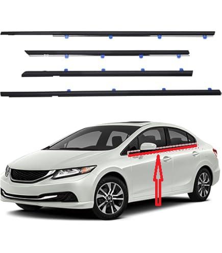 Car Door Rubber Seal Wether Strip for Honda Civic 1992-1995