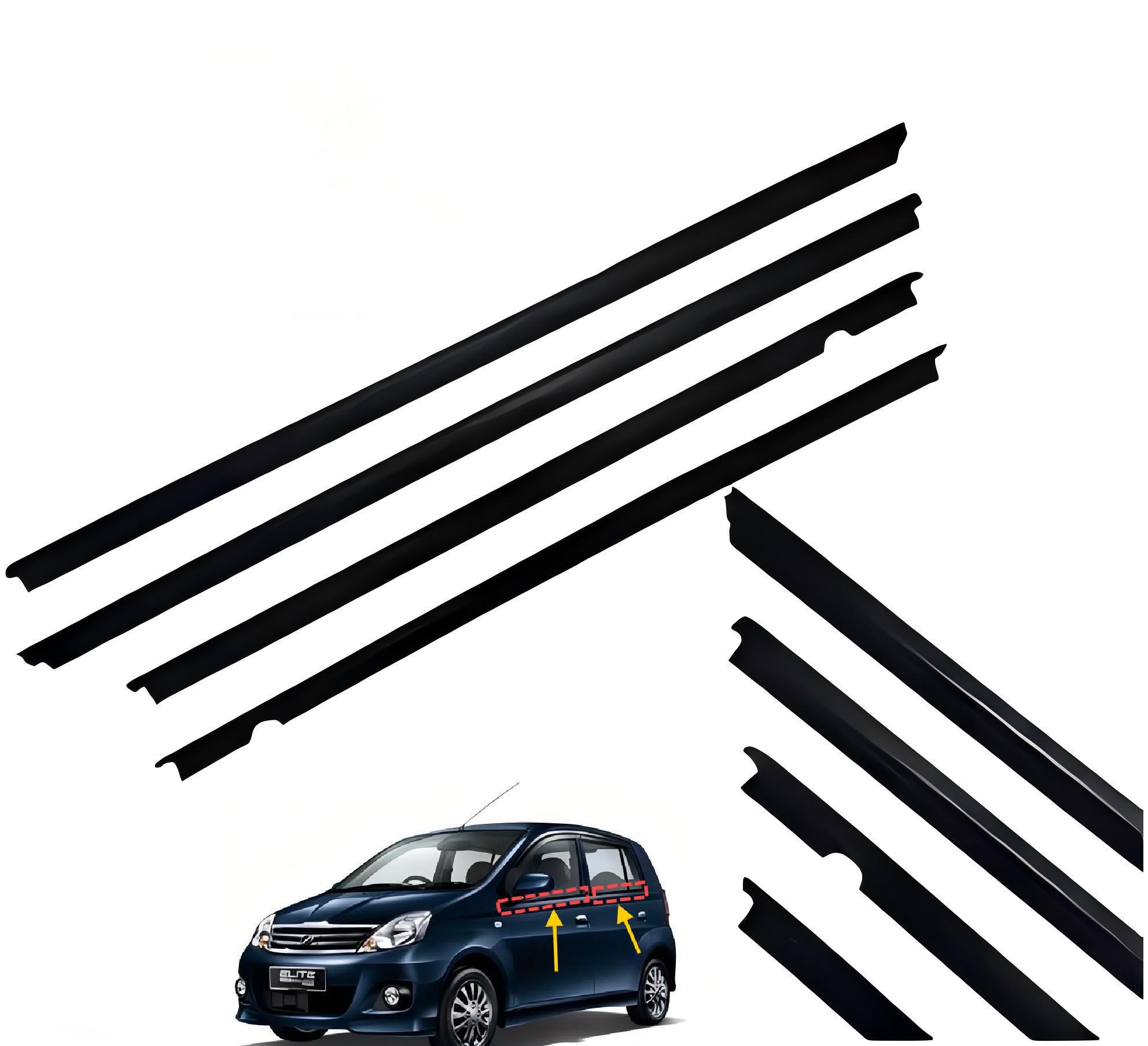 Rubber Weather Strip For Perodua Viva 2007