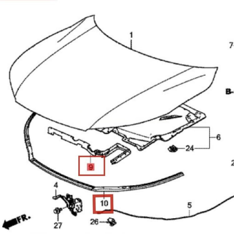 ក្រណាត់ weathertrip សម្រាប់ 5kia Optima 2011-2015 86357-250
