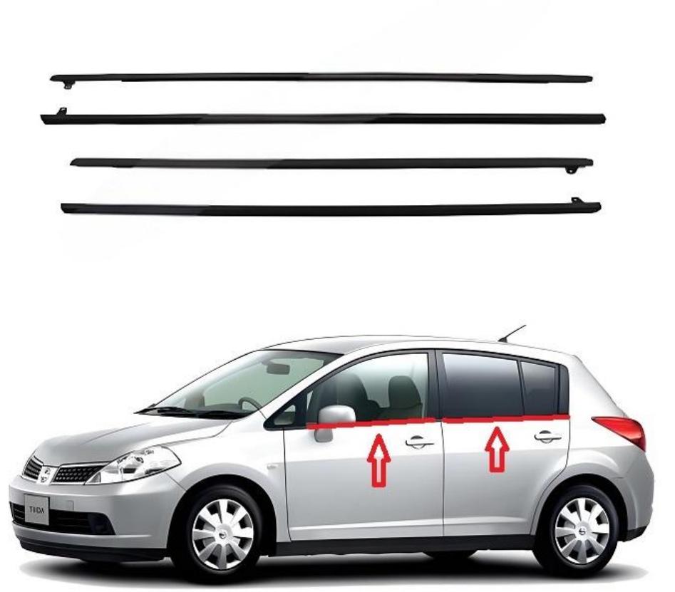 Window Weatherstrip Kit for NISSAN TIIDA 2004-2010